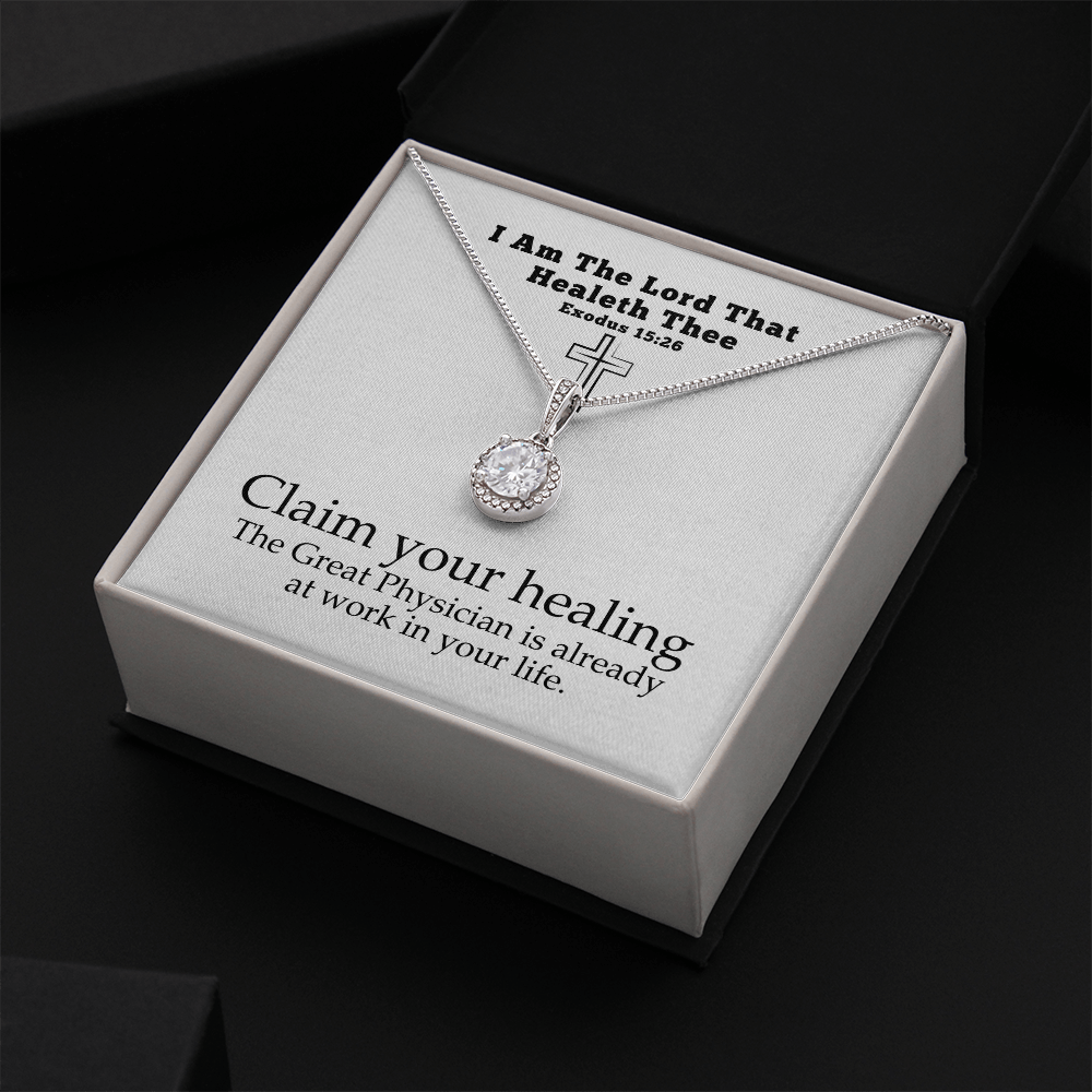 I Am The Lord That Healeth Thee (Exodus 15:26) | Eternal Hope Pendant Necklace