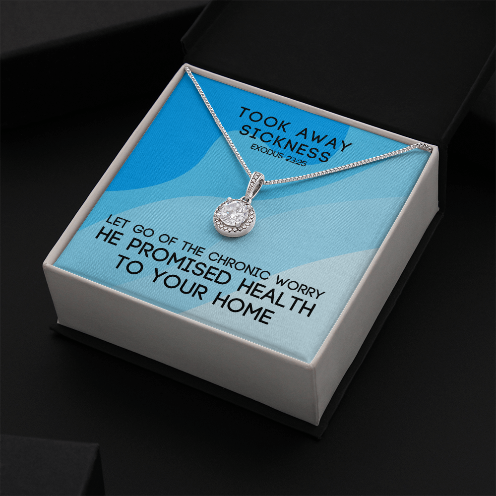 Took Away Sickness (Exodus 23:25) | Eternal Hope Pendant Necklace