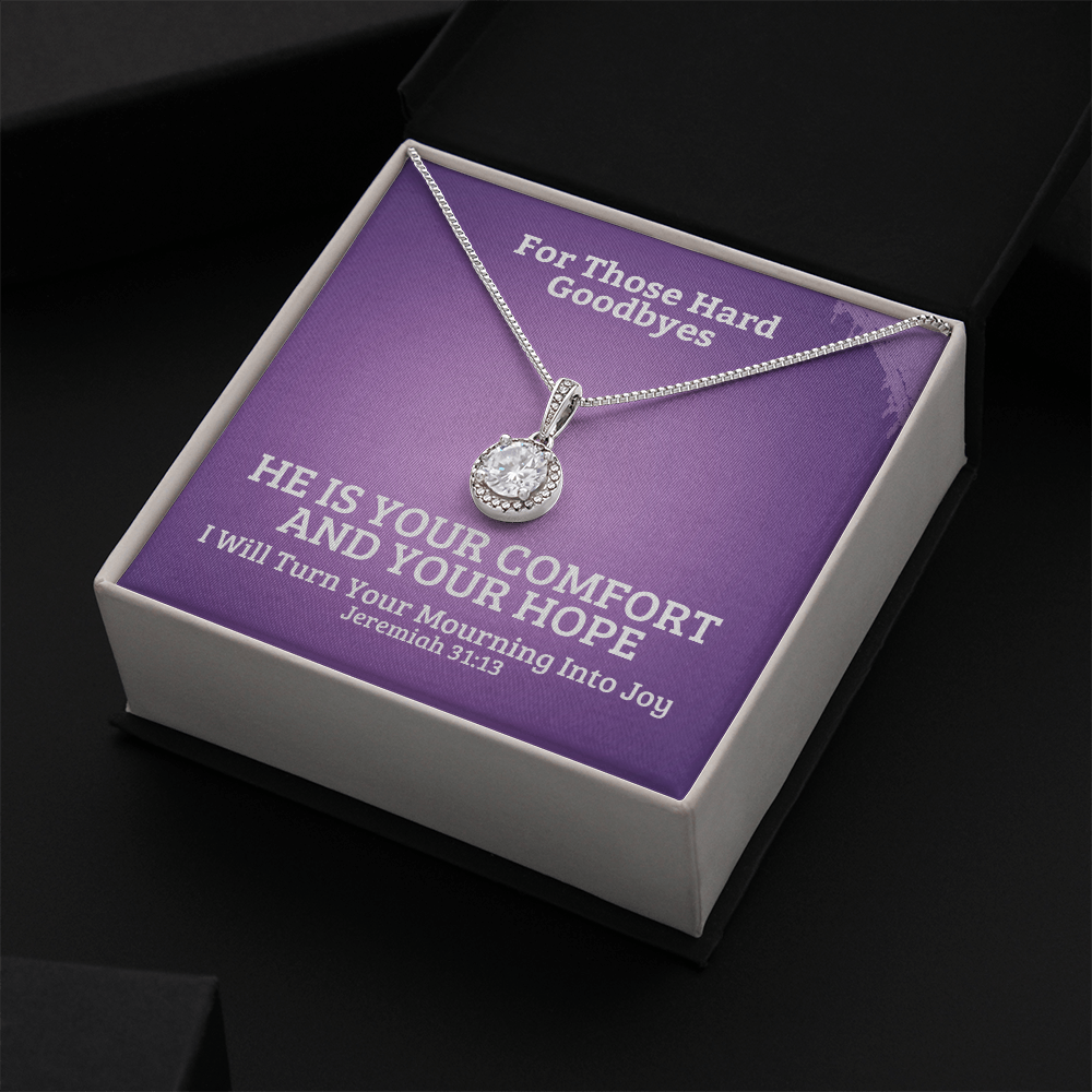 I Will Turn Your Mourning Into Joy (Jeremiah 31:13) | Eternal Hope Pendant Necklace