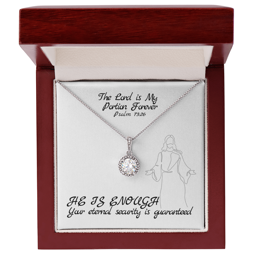 The Lord is My Portion Forever (Psalm 73:26) | Eternal Hope Pendant Necklace