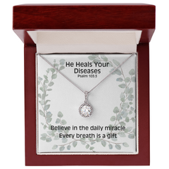 He Heals Your Diseases (Psalm 103:3) | Eternal Hope Pendant Necklace