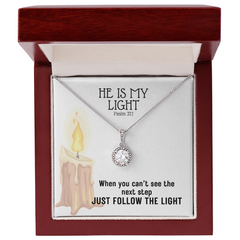He Is My Light (Psalm 27:1) | Eternal Hope Pendant Necklace