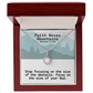 Faith Moves Mountains (Matthew 17:20) | Eternal Hope Pendant Necklace