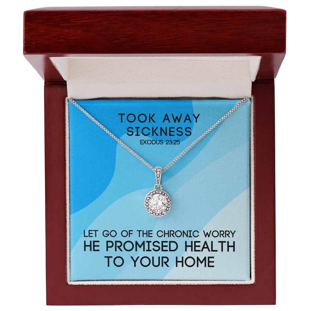 Took Away Sickness (Exodus 23:25) | Eternal Hope Pendant Necklace
