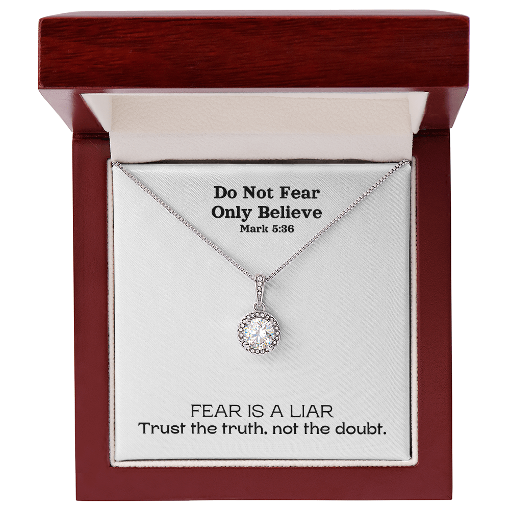 Do Not Fear Only Believe (Mark 5:36) | Eternal Hope Pendant Necklace