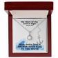 The Word Of The Lord Is Right (Psalm 33:4) | Eternal Hope Pendant Necklace