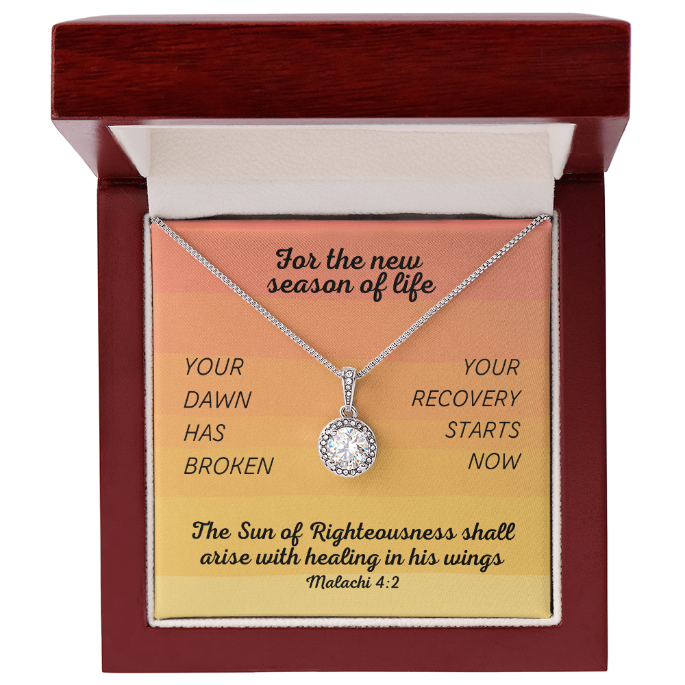 Healing In His Wings (Malachi 4:2) | Eternal Hope Pendant Necklace