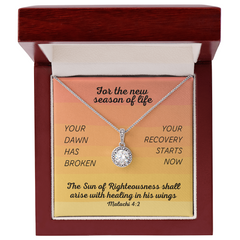Healing In His Wings (Malachi 4:2) | Eternal Hope Pendant Necklace