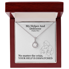 My Helper And Deliverer (Psalm 70:5) | Eternal Hope Pendant Necklace