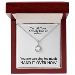 Cast All Your  Anxiety On Him (1 Peter 5:7) | Eternal Hope Pendant Necklace