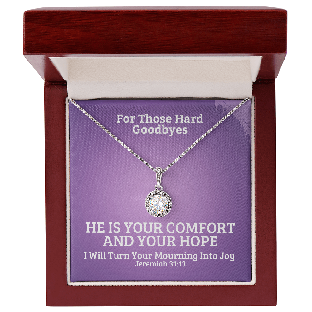 I Will Turn Your Mourning Into Joy (Jeremiah 31:13) | Eternal Hope Pendant Necklace