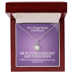 I Will Turn Your Mourning Into Joy (Jeremiah 31:13) | Eternal Hope Pendant Necklace