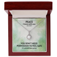 Peace I Leave With You (John 14:27) | Eternal Hope Pendant Necklace