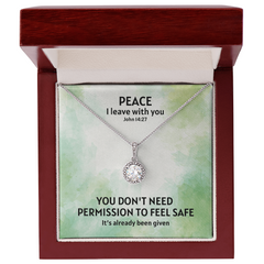 Peace I Leave With You (John 14:27) | Eternal Hope Pendant Necklace