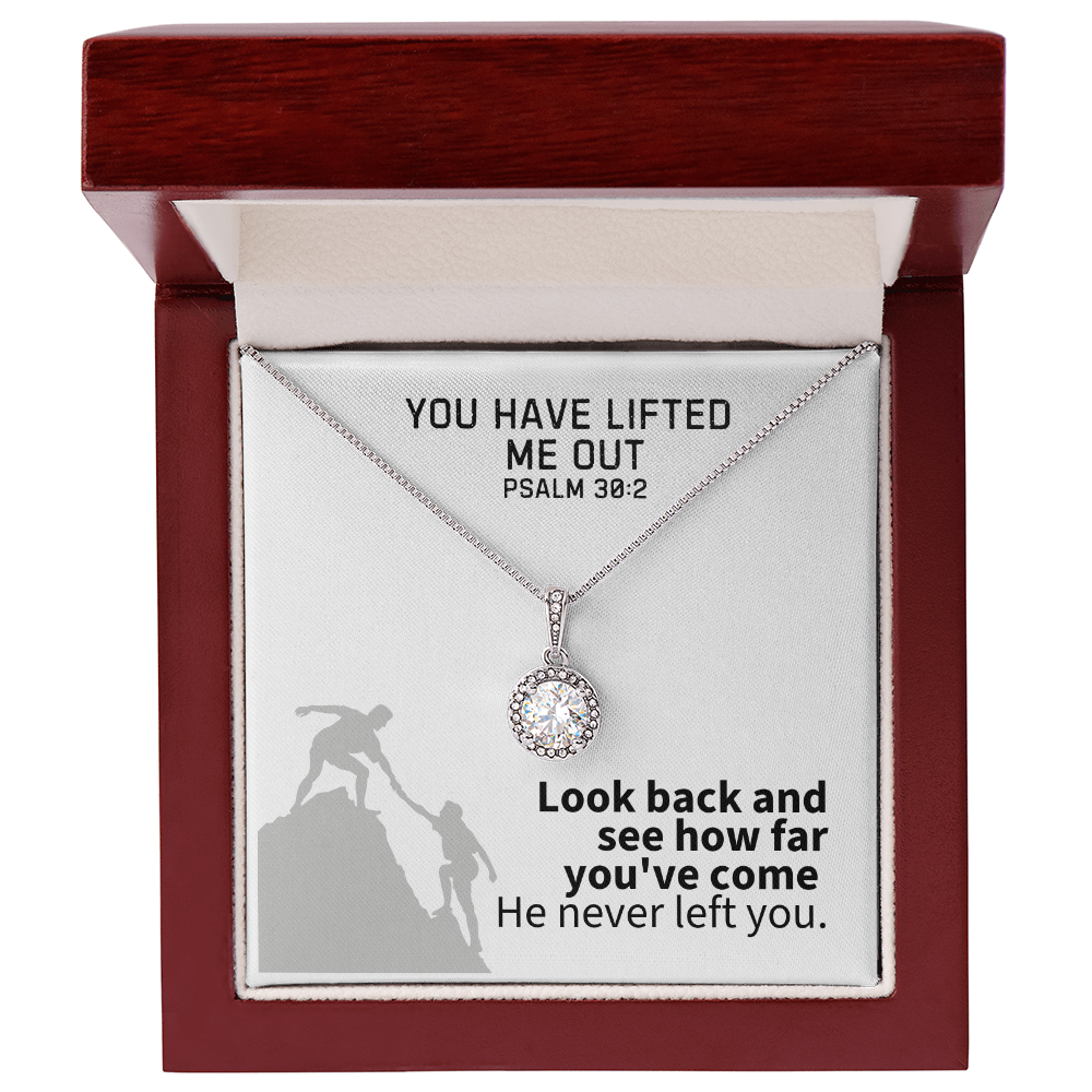 You Have Lifted Me Out (Psalm 30:2) | Eternal Hope Pendant Necklace