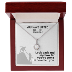 You Have Lifted Me Out (Psalm 30:2) | Eternal Hope Pendant Necklace