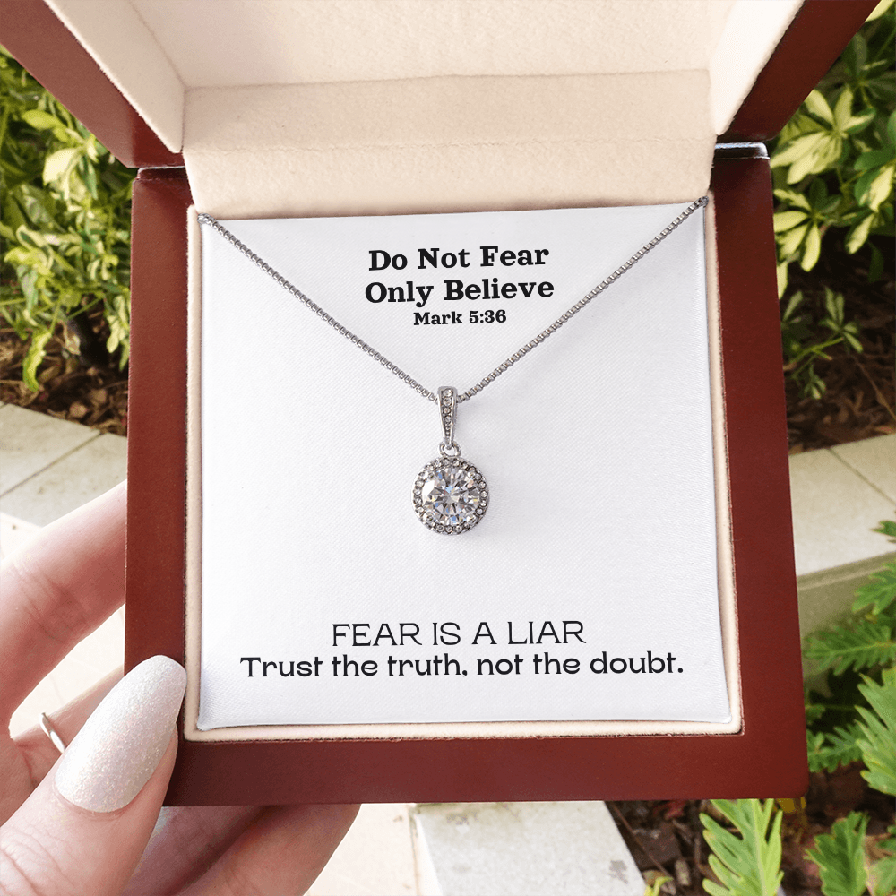Do Not Fear Only Believe (Mark 5:36) | Eternal Hope Pendant Necklace