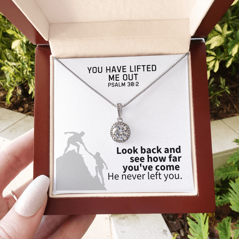 You Have Lifted Me Out (Psalm 30:2) | Eternal Hope Pendant Necklace