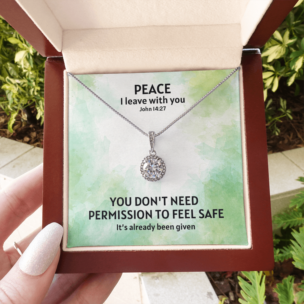 Peace I Leave With You (John 14:27) | Eternal Hope Pendant Necklace