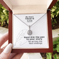 My Heart Trusts In Him (Psalm 28:7) | Eternal Hope Pendant Necklace