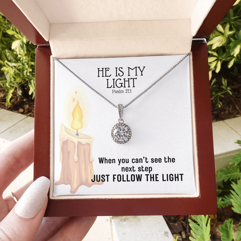He Is My Light (Psalm 27:1) | Eternal Hope Pendant Necklace