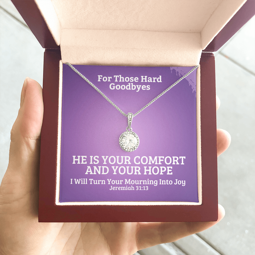 I Will Turn Your Mourning Into Joy (Jeremiah 31:13) | Eternal Hope Pendant Necklace