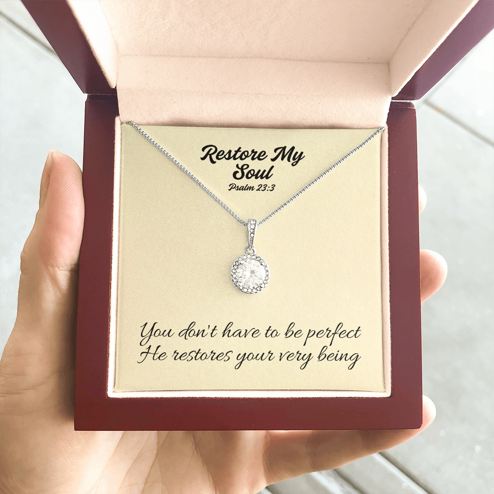 Restore My Soul (Psalm 23:3) | Eternal Hope Pendant Necklace