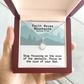 Faith Moves Mountains (Matthew 17:20) | Eternal Hope Pendant Necklace