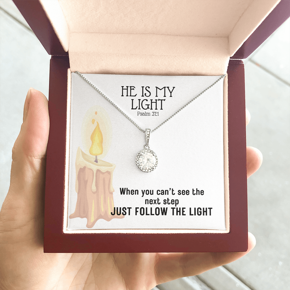 He Is My Light (Psalm 27:1) | Eternal Hope Pendant Necklace