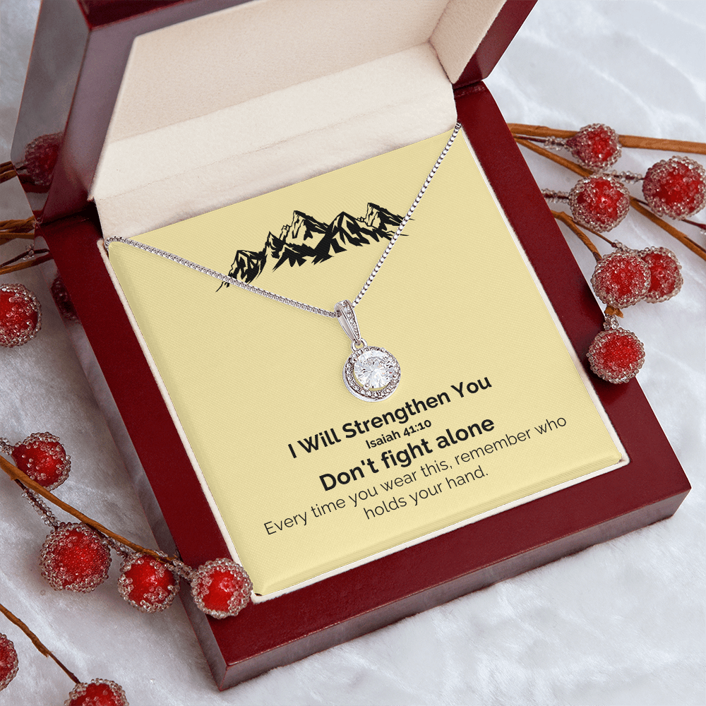 I Will Strengthen You (Isaiah 41:10) | Eternal Hope Pendant Necklace
