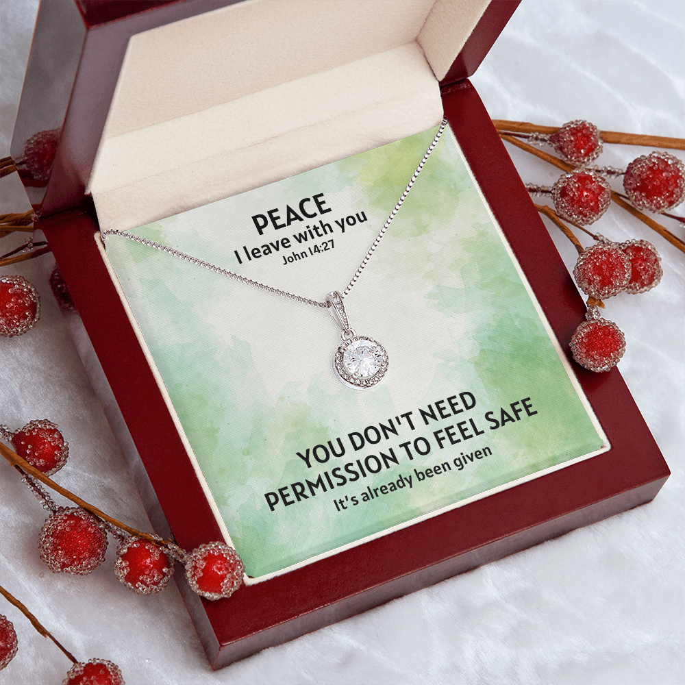 Peace I Leave With You (John 14:27) | Eternal Hope Pendant Necklace