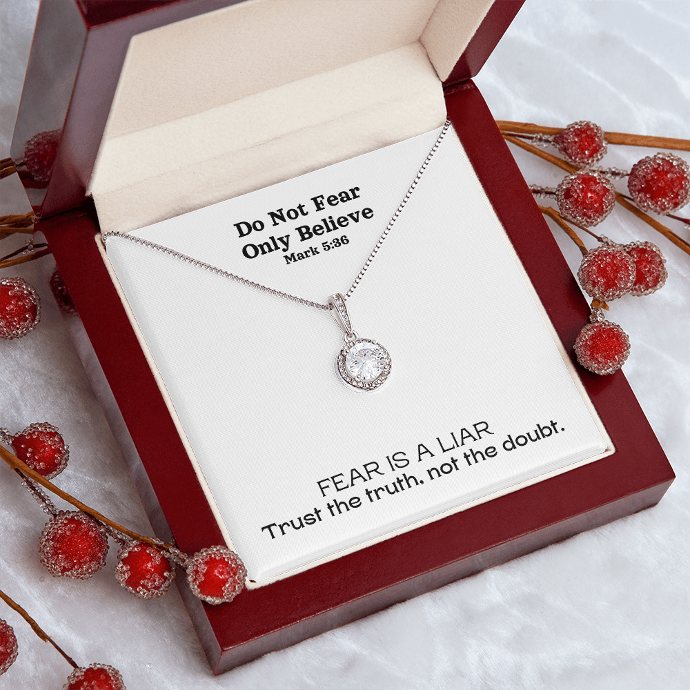 Do Not Fear Only Believe (Mark 5:36) | Eternal Hope Pendant Necklace