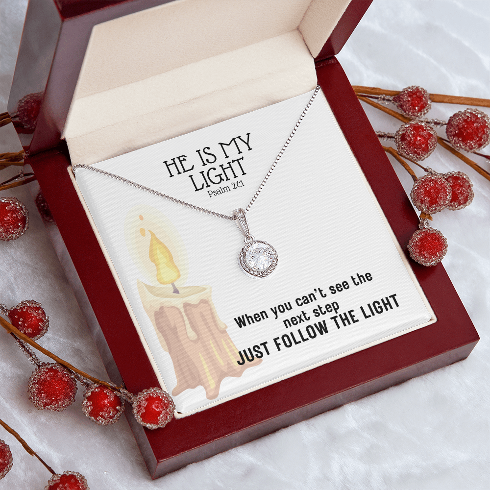 He Is My Light (Psalm 27:1) | Eternal Hope Pendant Necklace