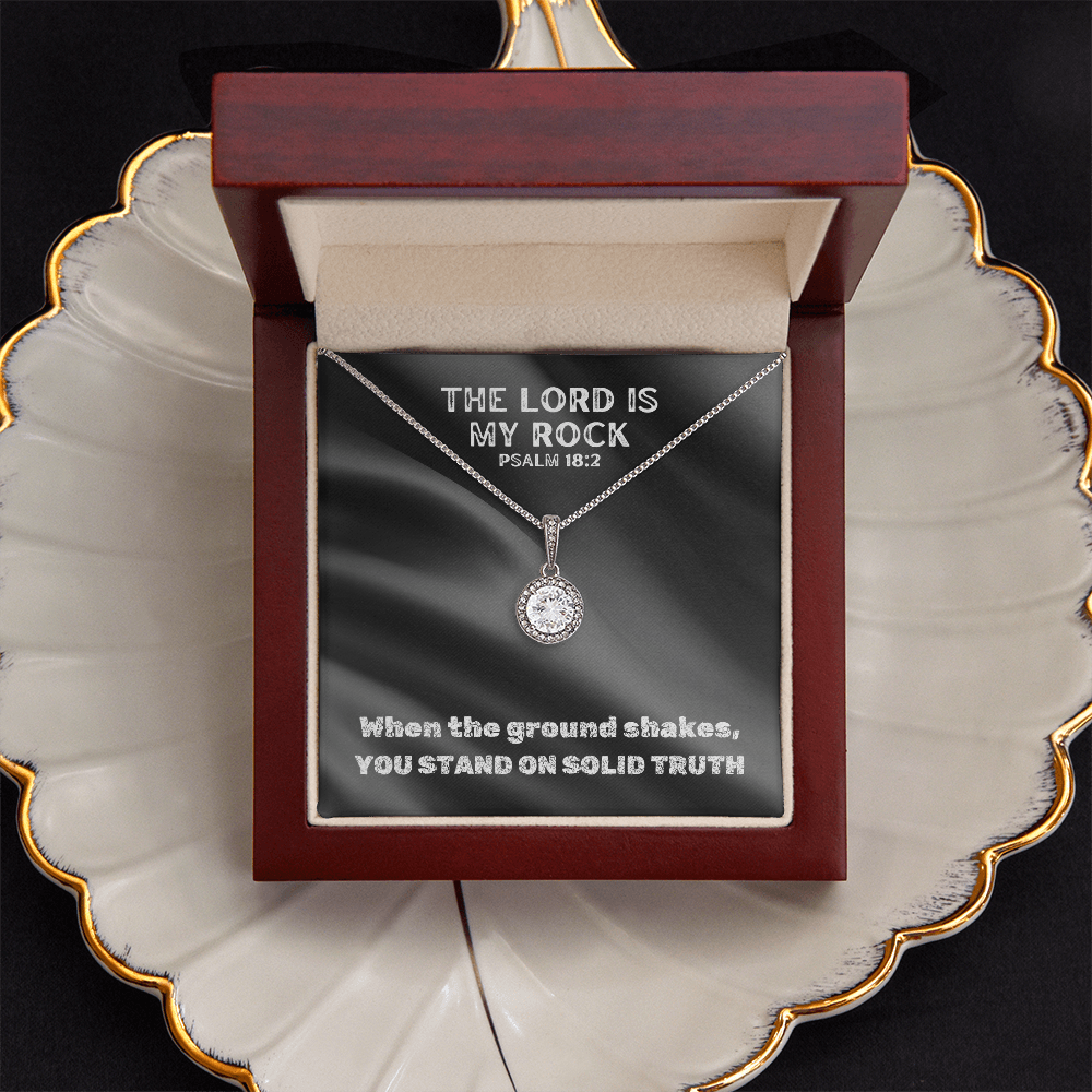 The Lord Is My Rock (Psalm 18:2) | Eternal Hope Pendant Necklace