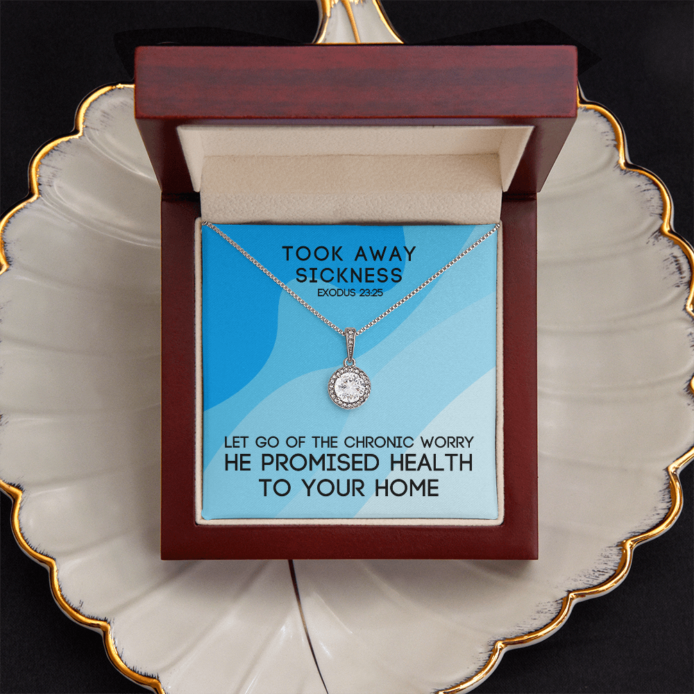 Took Away Sickness (Exodus 23:25) | Eternal Hope Pendant Necklace