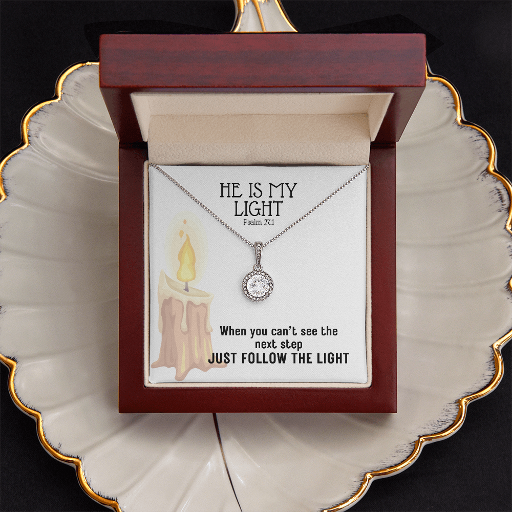 He Is My Light (Psalm 27:1) | Eternal Hope Pendant Necklace
