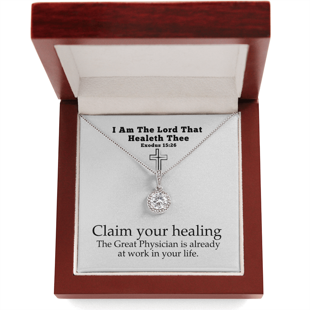 I Am The Lord That Healeth Thee (Exodus 15:26) | Eternal Hope Pendant Necklace