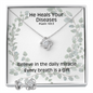 He Heals Your Diseases (Psalm 103:3) | Love Knot Necklace & Earring Set