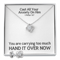 Cast All Your  Anxiety On Him (1 Peter 5:7) | Love Knot Necklace & Earring Set