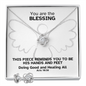 Doing Good And Healing All (Acts 10:38) | Love Knot Necklace & Earring Set