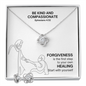 Be Kind And Compassionate (Ephesians 4:32) | Love Knot Necklace & Earring Set