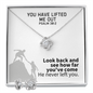 You Have Lifted Me Out (Psalm 30:2) | Love Knot Necklace & Earring Set