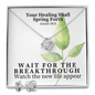 Your Healing Shall Spring Forth (Isaiah 58:8) | Love Knot Necklace & Earring Set