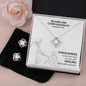 Be Kind And Compassionate (Ephesians 4:32) | Love Knot Necklace & Earring Set