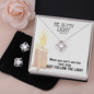 He Is My Light (Psalm 27:1) | Love Knot Necklace & Earring Set