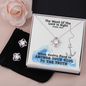The Word Of The Lord Is Right (Psalm 33:4) | Love Knot Necklace & Earring Set