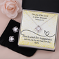 The Joy of the Lord Is Your Strength (Nehemiah 8:10) | Love Knot Necklace & Earring Set