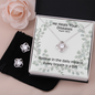 He Heals Your Diseases (Psalm 103:3) | Love Knot Necklace & Earring Set