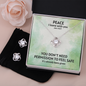 Peace I Leave With You (John 14:27) | Love Knot Necklace & Earring Set