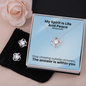 My Spirit Is Life And Peace (Romans 8:6) | Love Knot Necklace & Earring Set